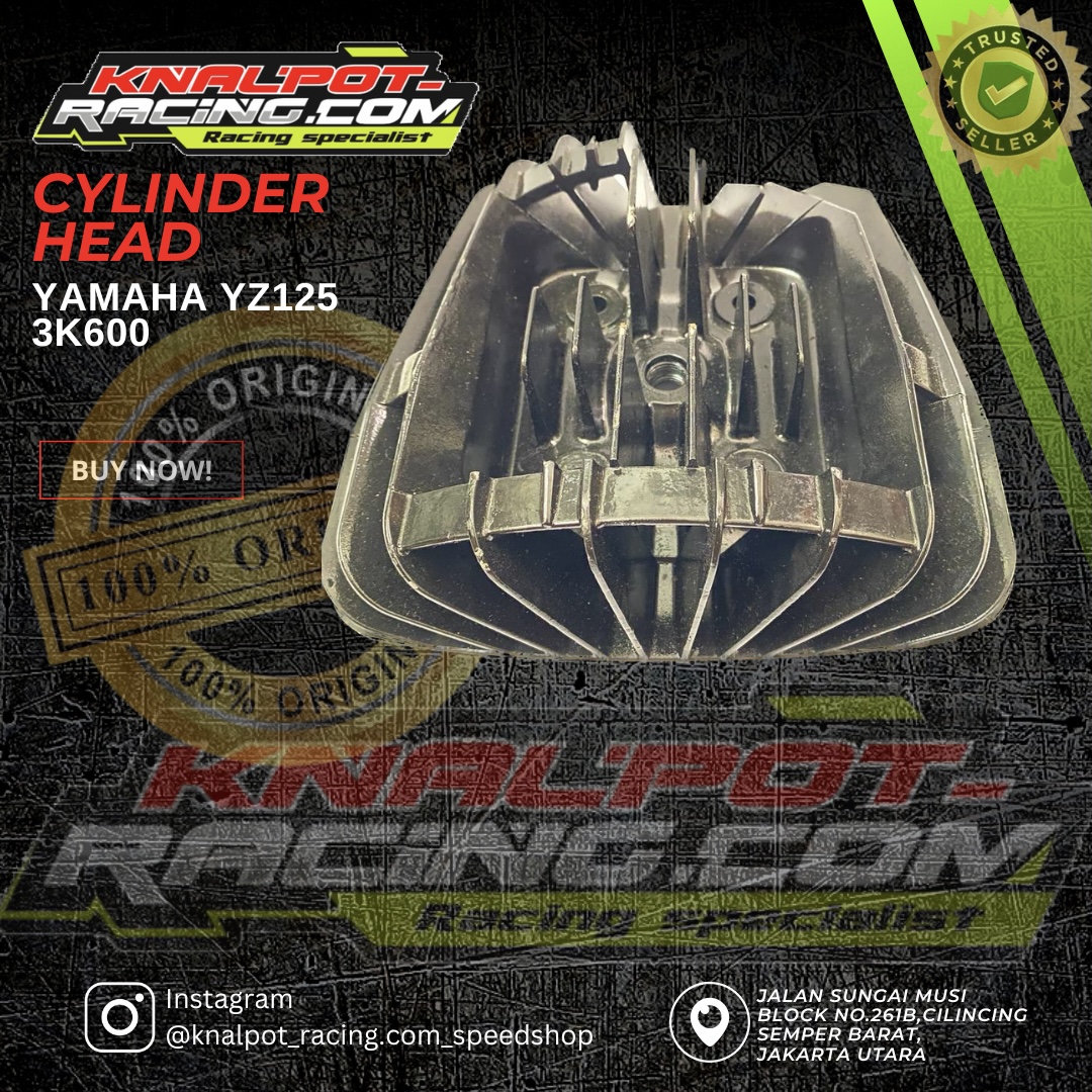 CYLINDER HEAD YAMAHA YZ125 3K600